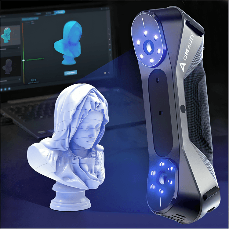 Scanner 3d Creality Raptor Pro vista 2