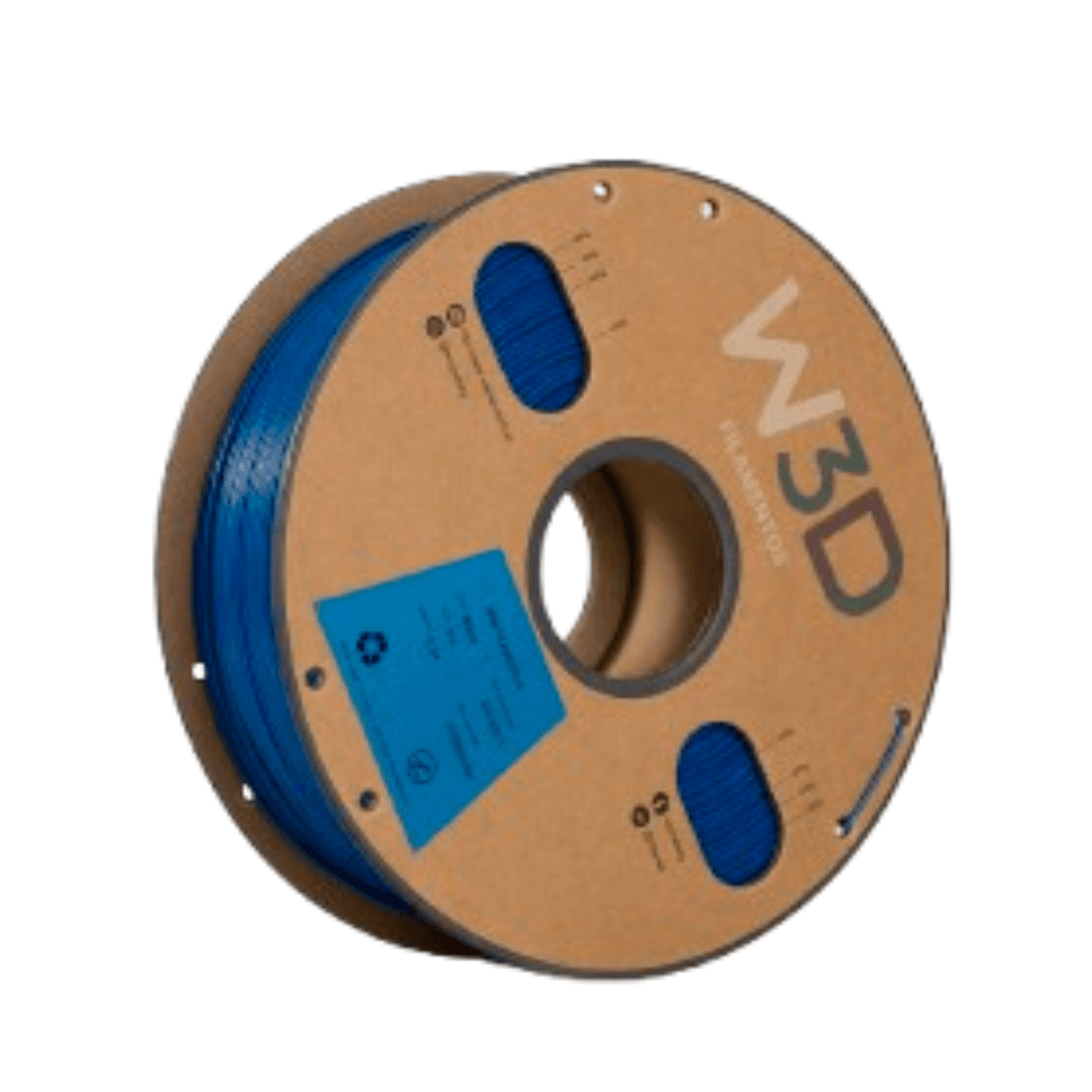 Filamento PLA+ W3D 1kg 1,75mm — Azul