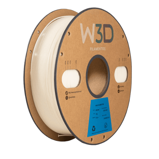 Filamento PLA+ W3D 1kg 1,75mm — Blanco